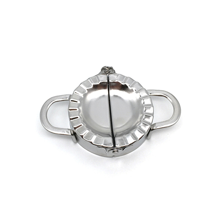 304 nerūdijančio plieno koldūnų formelė su rankiniu laikikliu ir spausdintu logotipu bei pritaikymo galimybe