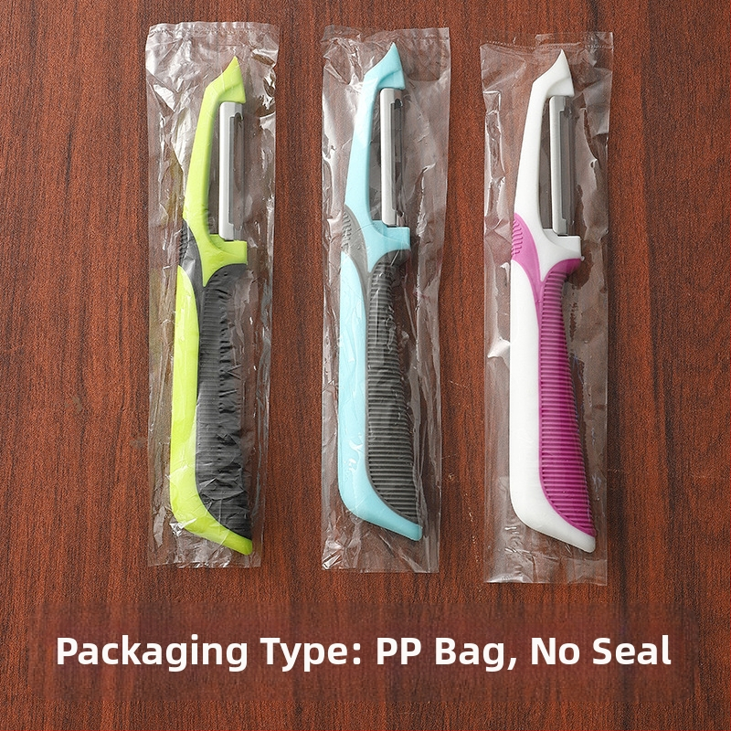 Nerūdijančio plieno vaisių ir bulvių lupimo įrankis su PP rankena — Pritaikytas apdorojimas, Spausdintas logotipas, Tinka dovanai