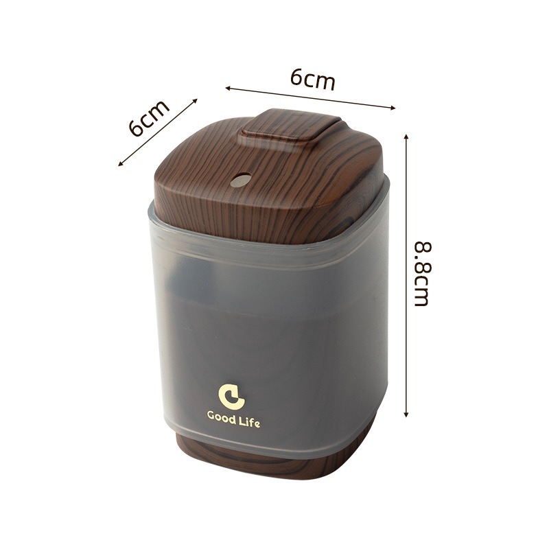 Кутия за клечки за зъби с дървесен модел, японски стил, пластмасова, автоматично изскачане, персонализиране по заявка