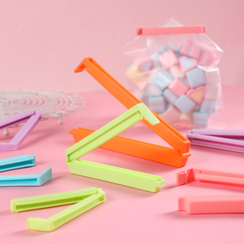 Užsegimo klipsai užkandžių maišeliams, atsparūs drėgmei, 12 vnt., Poly Dry, modernus minimalistinis stilius