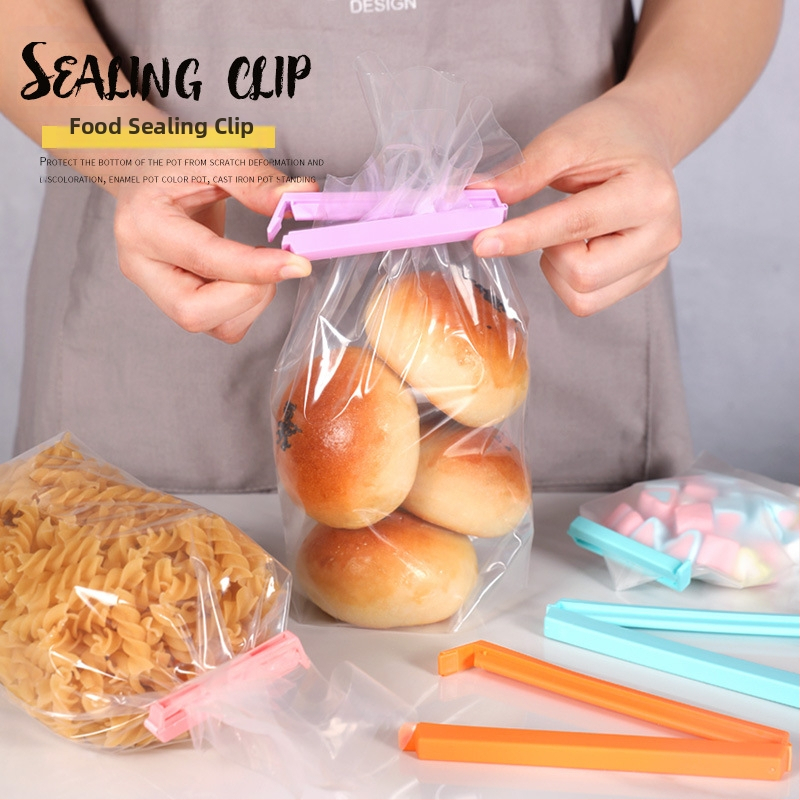 Клипове за запечатване на торбички със закуски, влагоустойчиви, комплект 12 бр., Poly Dry, модерен минималистичен стил