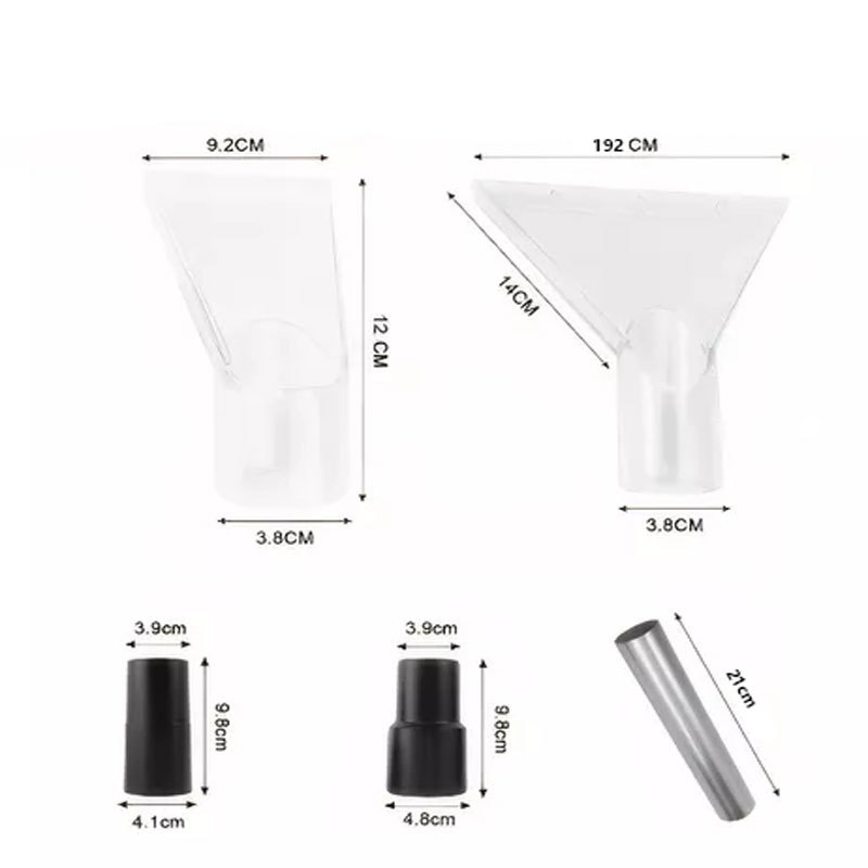 Kanapé tisztítófej vízelszívó géphez, kézhez álló átlátszó háromszög alakú fej, műanyag szerkezet (Kategória: Szerszámok; Importált: Nem; Anyag: Műanyag)