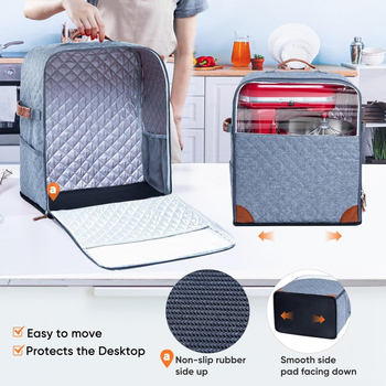 Κάλυμμα σκόνης για κάθετο μίξερ με θήκη αποθήκευσης, πολυεστέρας, δυνατότητα προσαρμογής