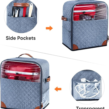 Κάλυμμα σκόνης για κάθετο μίξερ με θήκη αποθήκευσης, πολυεστέρας, δυνατότητα προσαρμογής