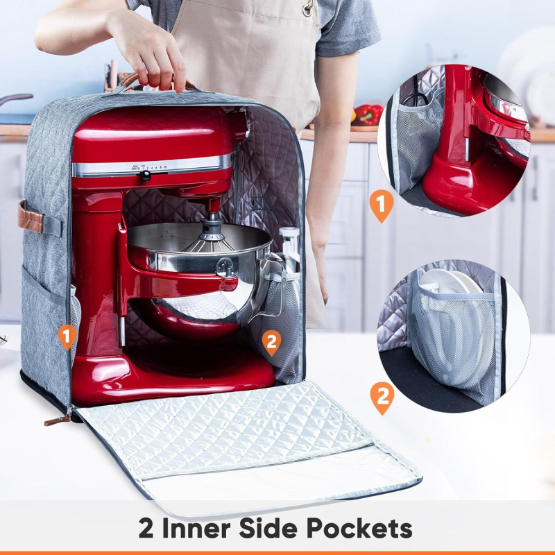 Geantă de depozitare pentru blender, husă de praf cu buzunar, din poliester, personalizabilă