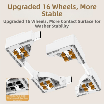 Kompakta ultraplāna iebūvētā veļasmasīnas pamatne ar paceltu rāmi — nerūsējošais tērauds, antislīdējoša, pārvietojama, 1 slānis.