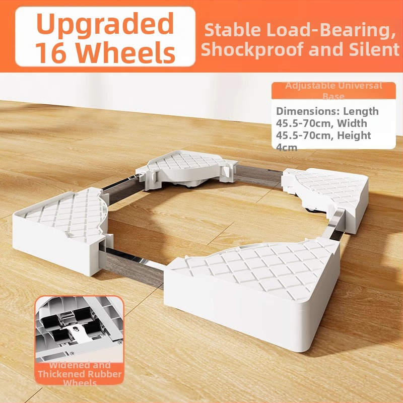 Kompakta ultraplāna iebūvētā veļasmasīnas pamatne ar paceltu rāmi — nerūsējošais tērauds, antislīdējoša, pārvietojama, 1 slānis.