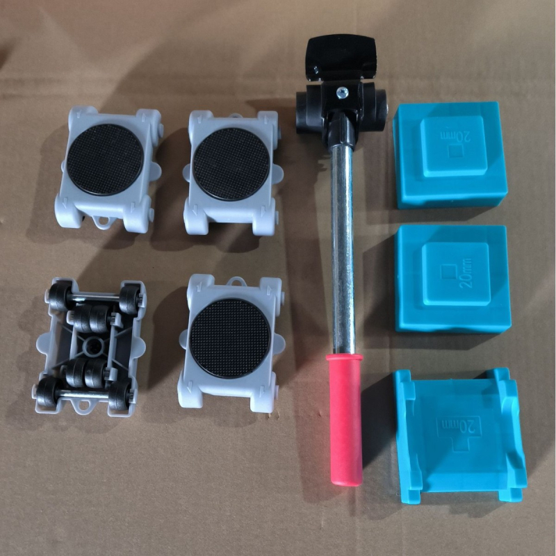 Nyolc darabos költöztető készlet — többfunkciós nehéz emelőeszközök otthonra (konyha, hálószoba, fürdőszoba, nappali)