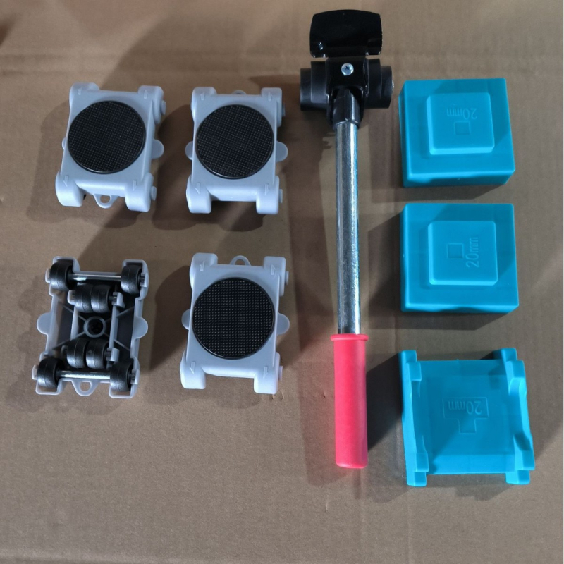 Nyolc darabos költöztető készlet — többfunkciós nehéz emelőeszközök otthonra (konyha, hálószoba, fürdőszoba, nappali)