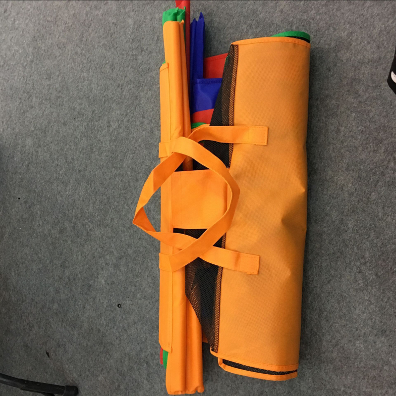 Sulankstoma pirkinių vežimėlio maišas iš neaustų medžiagų, modelis NXY060, rankinis, 20 kg talpa