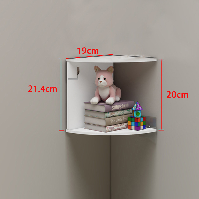 Επιτοίχιο 5-επίπεδο γωνιακό ράφι αποθήκευσης PVC, παραμετροποιήσιμο σύμφωνα με σχέδια, πολυχρηστικό