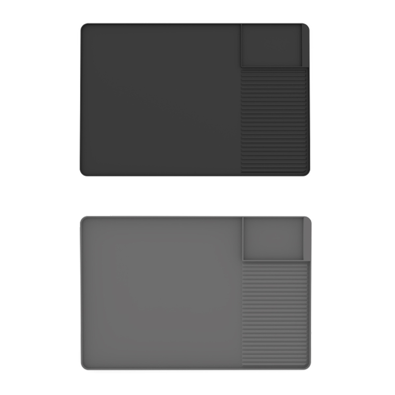 Силиконова подложка за кафемашина – квадратна, еднотонна, изолираща и защитна за бар плот, Yida