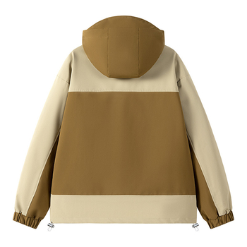 Pánska bunda Charge, jeseň 2024, americký štýl retro šitie, kapucňa, zips, voľný strih