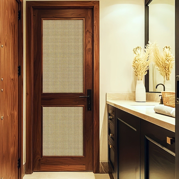 Αυτοκόλλητο τοίχου PVC – αδιάβροχο, μοτίβο φυτών και λουλουδιών, για υπνοδωμάτιο, μοντέρνο μινιμαλιστικό στυλ, 1 τεμάχιο