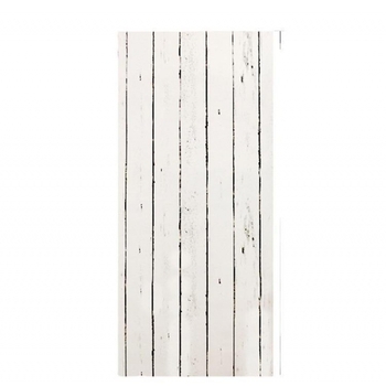 Αυτοκόλλητες ρίγες τοίχου σε σκανδιναβικό ρετρό στυλ, λευκό μοτίβο ξύλου; PVC, αδιάβροχο, για σαλόνι, υπνοδωμάτιο και μελέτη; ανθεκτικό στην υγρασία και στους μύκητες