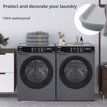 Μάτ σιλικόνης για πλυντήριο και στεγνωτήριο με επάνω προστατευτικό κάλυμμα και αντιολισθητική βάση (Υλικό: Σιλικόνη; Παραμετροποίηση: Ναι; Στυλ: Μοντέρνο και απλό; Κατηγορία: Κάλυμμα σκόνης / Κάλυμμα καναπέ / Κάλυμμα κλιματιστικού)