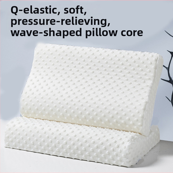 Вълнообразна шийна възглавница от мемори пяна със забавено възстановяване, подходяща за възрастни, персонализирана обработка