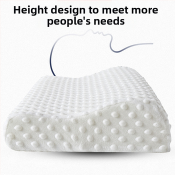 Вълнообразна шийна възглавница от мемори пяна със забавено възстановяване, подходяща за възрастни, персонализирана обработка