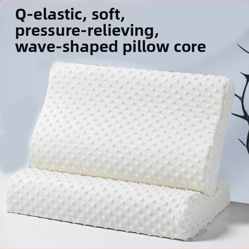 Вълнообразна шийна възглавница от мемори пяна със забавено възстановяване, подходяща за възрастни, персонализирана обработка