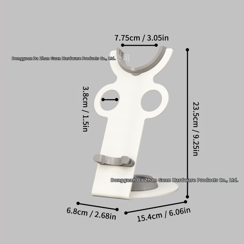 Dyson plaukų džiovintuvo lentyna – kepimo lako danga, šviesos prabangos stilius, vertikalus laikiklis