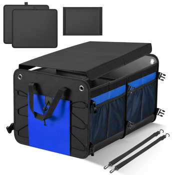 Кожена кутия за багажника на автомобила за съхранение, водоустойчива, сгъваема, персонализируема