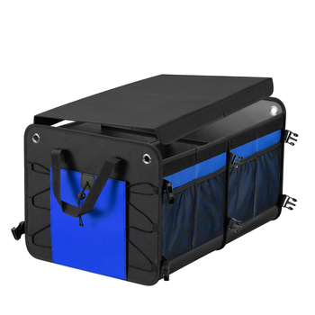 Кожена кутия за багажника на автомобила за съхранение, водоустойчива, сгъваема, персонализируема