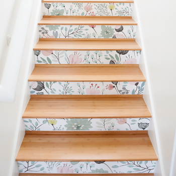 PVC αυτοκόλλητο για σκάλες – αδιάβροχο, ανθεκτικό στη μούχλα, τρισδιάστατο, μοτίβο 19581240407