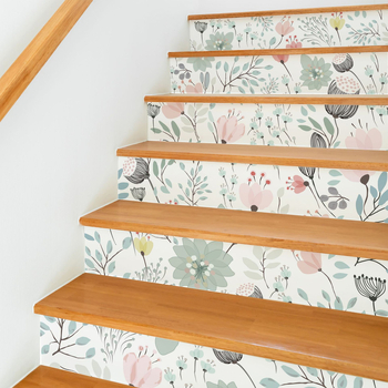 PVC αυτοκόλλητο για σκάλες – αδιάβροχο, ανθεκτικό στη μούχλα, τρισδιάστατο, μοτίβο 19581240407