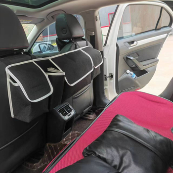 Τσάντα αποθήκευσης πορτμπαγκάζ αυτοκινήτου με χερούλι, ανθεκτική στην συμπίεση και προσαρμόσιμη, υφασμάτινος οργανωτής για χρήση σε κάθισμα
