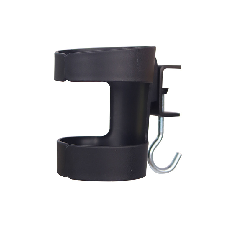 Stalo kraštui pritvirtinamas puodelio ir rašiklio laikiklis, plastikas, šiuolaikiškas minimalistinis stilius, vienoje konfigūracijoje, svoris 120 g