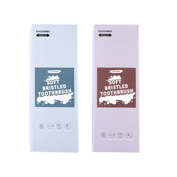 Chocoikes dantų šepetėlis, japoniško plataus galvos, minkšti šereliai, individualiai supakuotas, 4 vienetai dėžutėje