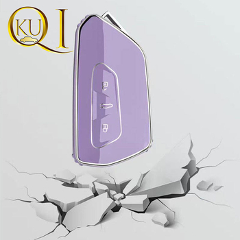 Θήκη κλειδιού αυτοκινήτων από σιλικόνη – συμβατή με Skoda Octavia 2020, Leon MK4, Golf 8; μάρκα Platinum liguang; απλό στυλ