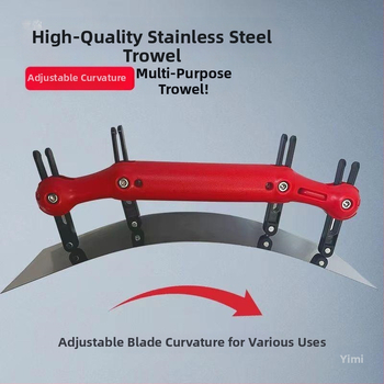 Регулируем арков шпакловъчен инструмент: кръгла аркова скребка, шпакловачка, вътрешна и външна арка