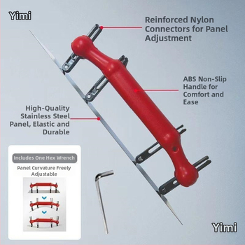 Регулируем арков шпакловъчен инструмент: кръгла аркова скребка, шпакловачка, вътрешна и външна арка