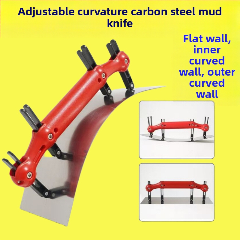 Регулируем арков шпакловъчен инструмент: кръгла аркова скребка, шпакловачка, вътрешна и външна арка