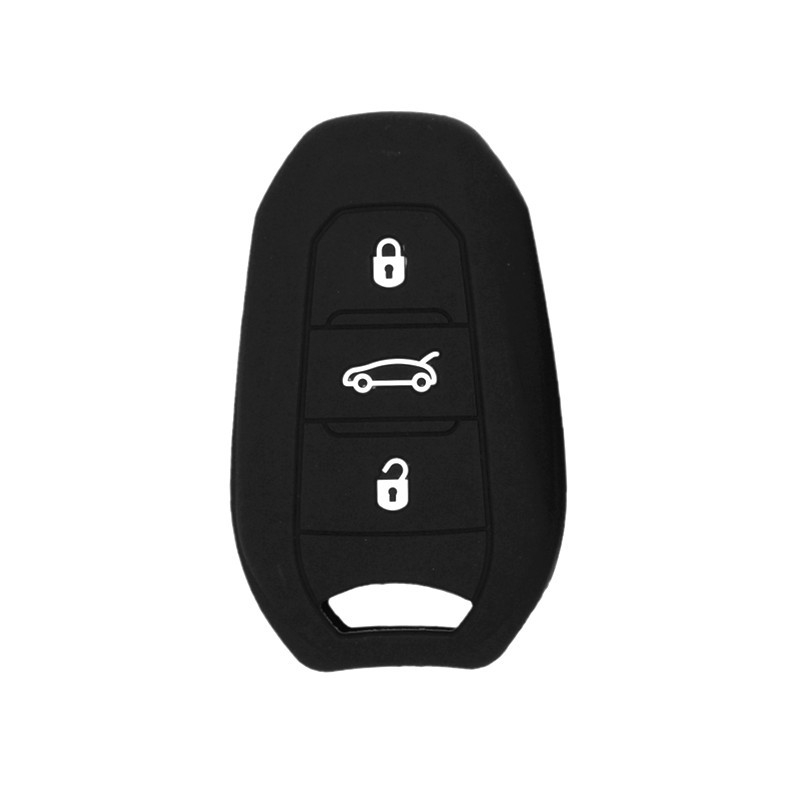 Силиконов калъф за дистанционно управление на Peugeot Citroën — прост стил, без персонализация, Mopin Family