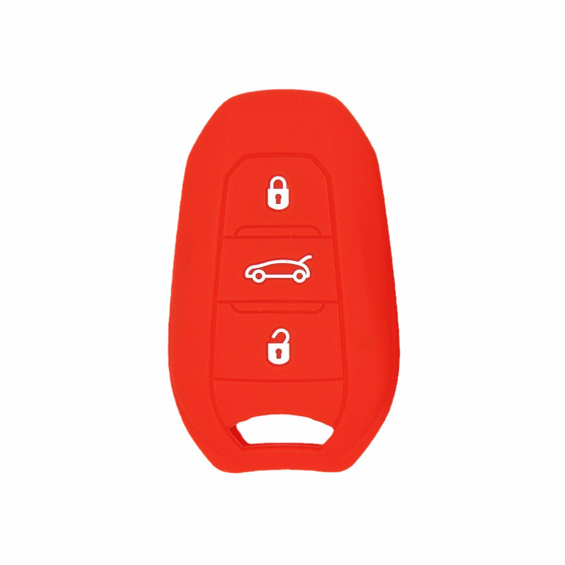 Силиконов калъф за дистанционно управление на Peugeot Citroën — прост стил, без персонализация, Mopin Family