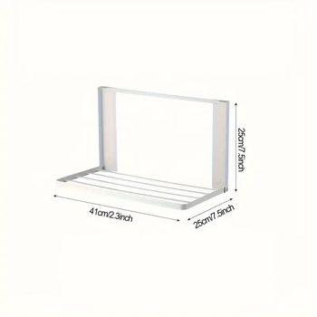 Κρεμαστό τοίχου αναδιπλούμενο καλάθι για βρώμικα ρούχα, από ανοξείδωτο ατσάλι, για μπάνιο ή πλυντήριο