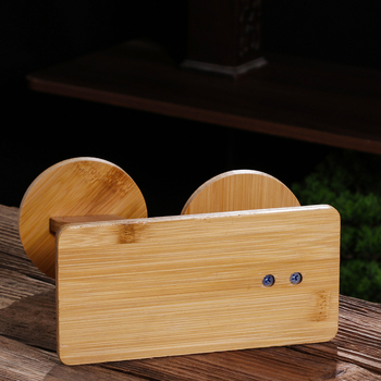 Бамбукова тава за саксии с основа за мини ландшафт – модерен стил, материал: бамбук, подходяща за дом, офис, градина