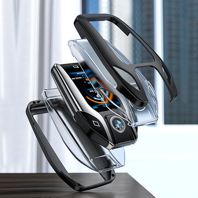 BMW rakto korpusas X5, 5-osios ir 7-osios serijos — LCD raktas, aliuminio lydinys, aukštos klasės, visiškai pritaikomas