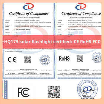 Φακός LED με ηλιακή φόρτιση, επαναφορτιζόμενος για εξωτερική χρήση, φορητός και υπέρλαμπρο έκτακτης ανάγκης; 5W, 1200mAh, ηλιακή φόρτιση και λειτουργία power bank, εμβέλεια 200–500m