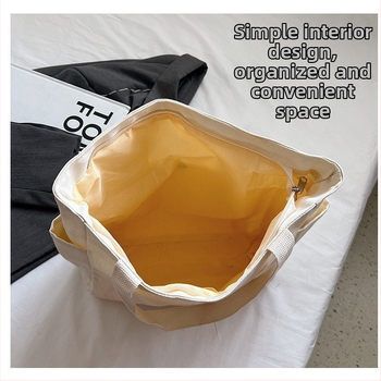 Női vászontáska vállra, városi egyszerű stílus, vízszintes négyzet alakú, cipzárral záródó, telefon- és azonosító zsebbel