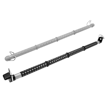 XS009 Επεκτεινόμενη ράβδος για στέγνωμα ρούχων αυτοκινήτου — καουτσούκ και μεταλλικός σωλήνας, προσαρμόσιμη