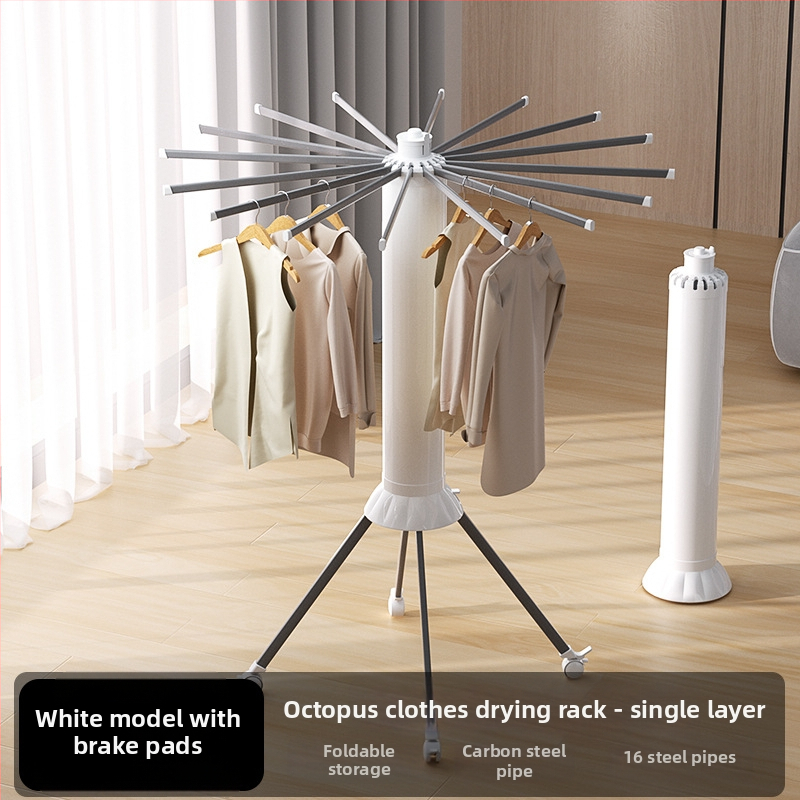 Pastatoma drabužių džiovyklė, mobilus sparno dizainas, plastikas, ištraukiama ir sulankstoma