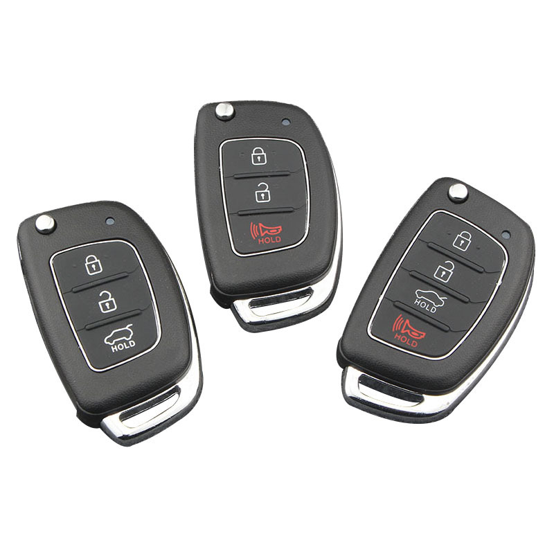 Lang Move rendszerrel kompatibilis összecsukható autókulcs-ház (Nylon burkolat; Kulcspenge anyaga: fém; Modell XD; Testreszabható; Súly: 50 g)