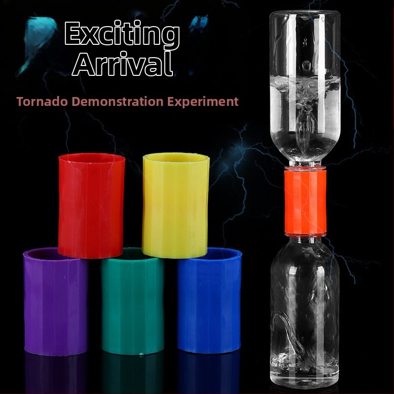Tornādas demonstratora modelis – DIY zinātnes eksperimentu komplekts, plastmasa, vecums 7–14 gadi, viena iepakojuma