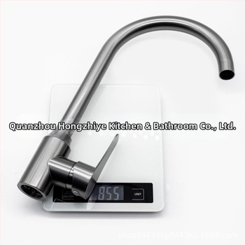 Virtuvės čiaupas karštam ir šaltam vandeniui, 360° pasukamas, visiškai varinis korpusas, keraminių plokščių vožtuvas, modelis BLT02GQH-80