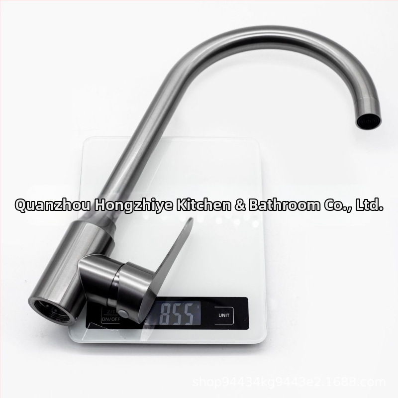 Кухненски смесител за топла и студена вода, 360° въртене, изцяло меден корпус, керамичен дисков клапан, модел BLT02GQH-80