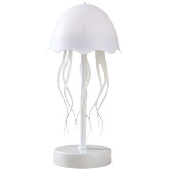 Νυχτερινό φως με μέδουσα RGB, αφής διακόπτης, ενσωματωμένη μπαταρία, απαλό περιβαλλοντικό φως, PVC σκίαστρο