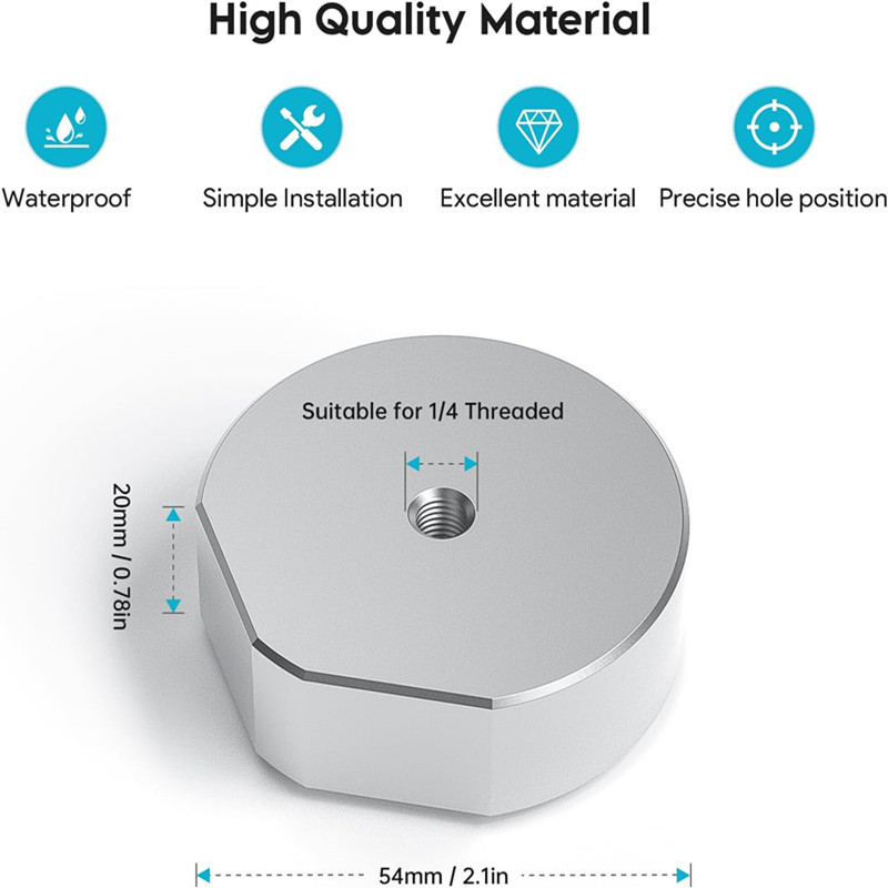 V4 alumíniumötvözet jelvevő szerelő konzol – 360° forgás, beltéri és kültéri használatra
